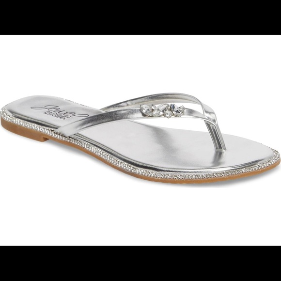 badgley mischka flip flops